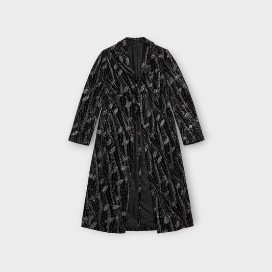 Comme des Garcons Homme Plus Velvet Glitter Coat