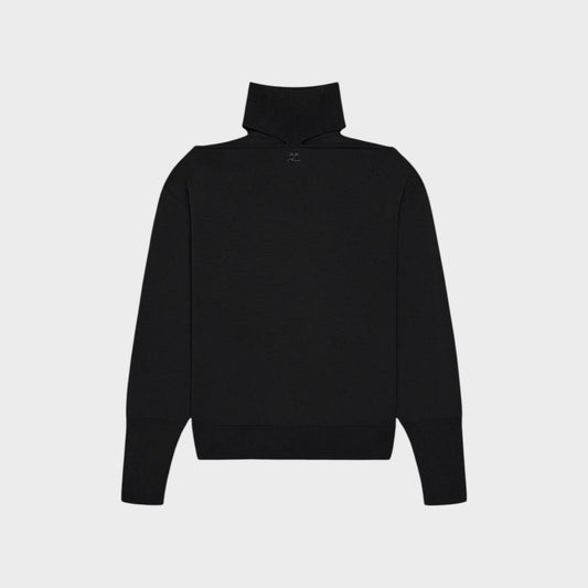 Courrèges Merino Wool Cut Out Sweater