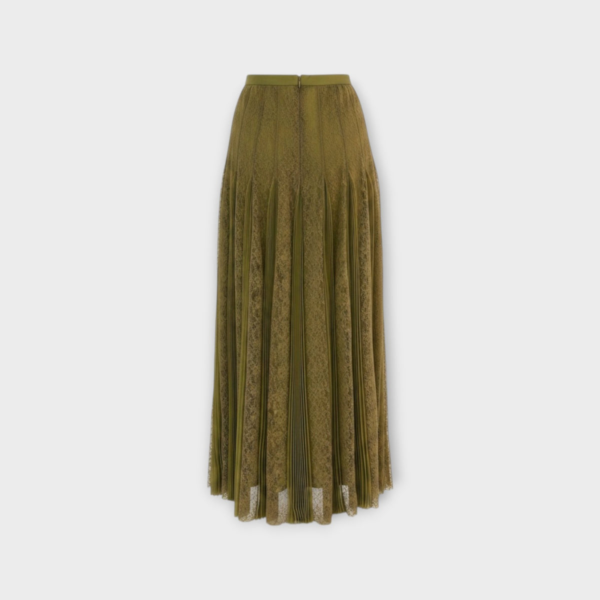 Valentino Chiffon Lace Infused Skirt