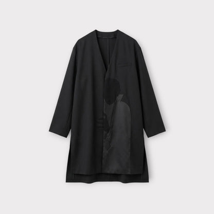 Undercover Wool Asymmetric Coat