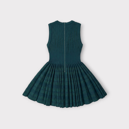 Alaïa Amazonia V-Neck Flared Dress