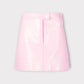 Courrèges Reedition Vinyl Mini Skirt