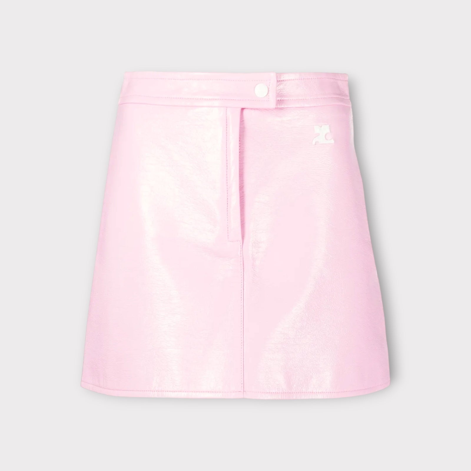 Courrèges Reedition Vinyl Mini Skirt
