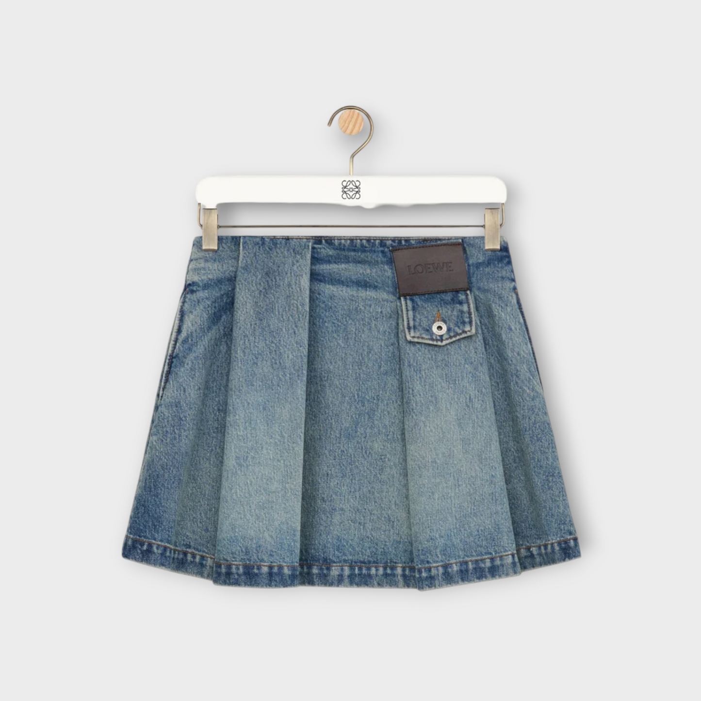 Loewe Denim Mini Skirt