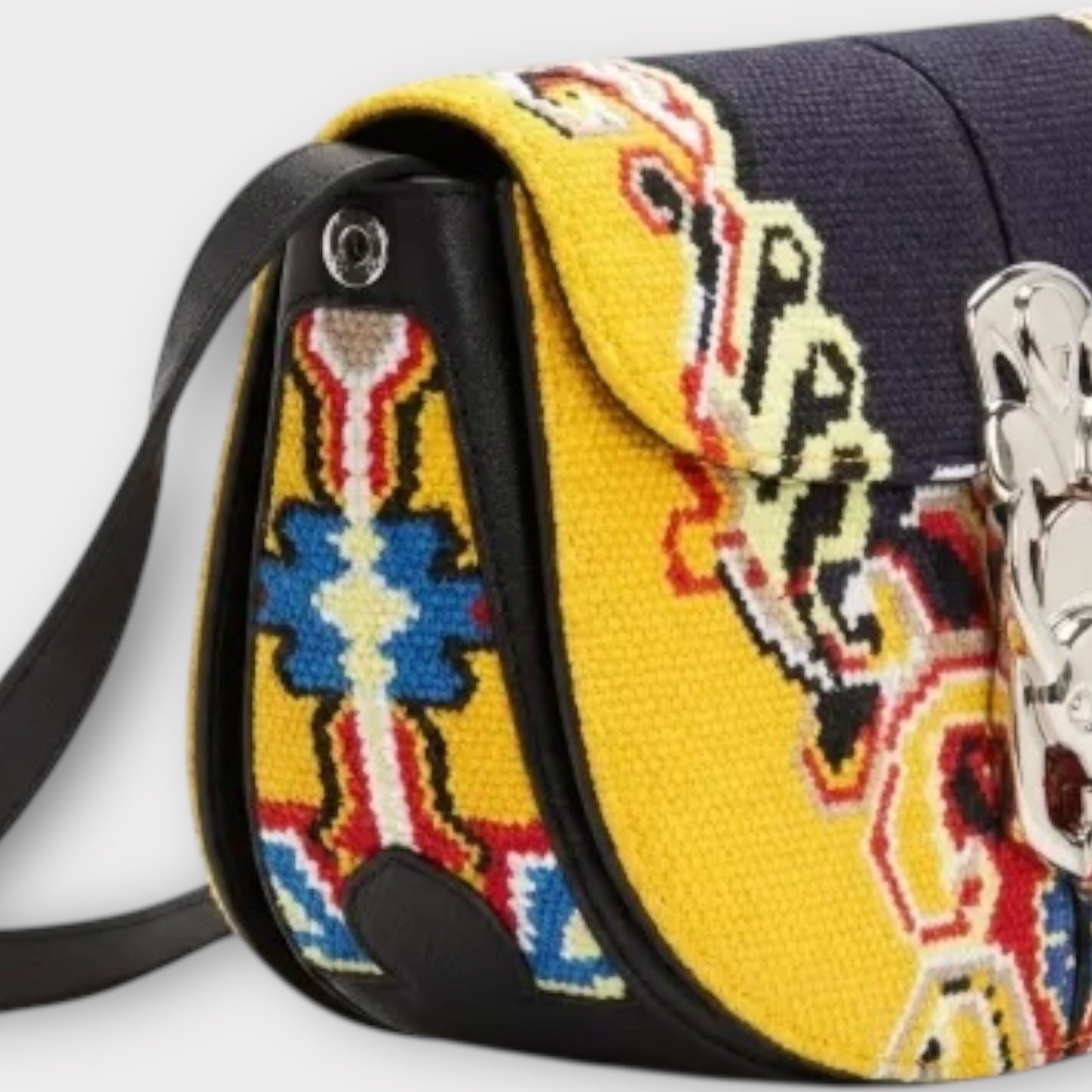 Loewe Lapin Embroidery Heel Bag