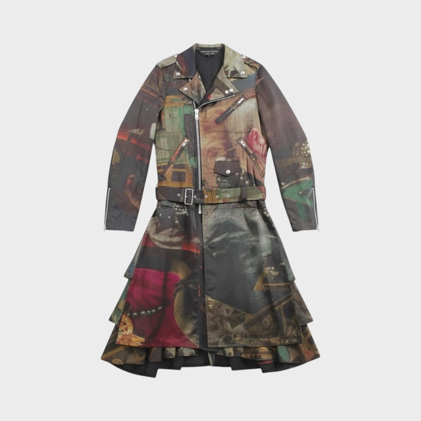 Comme des Garcons Homme Plus Satin Graphic Coat
