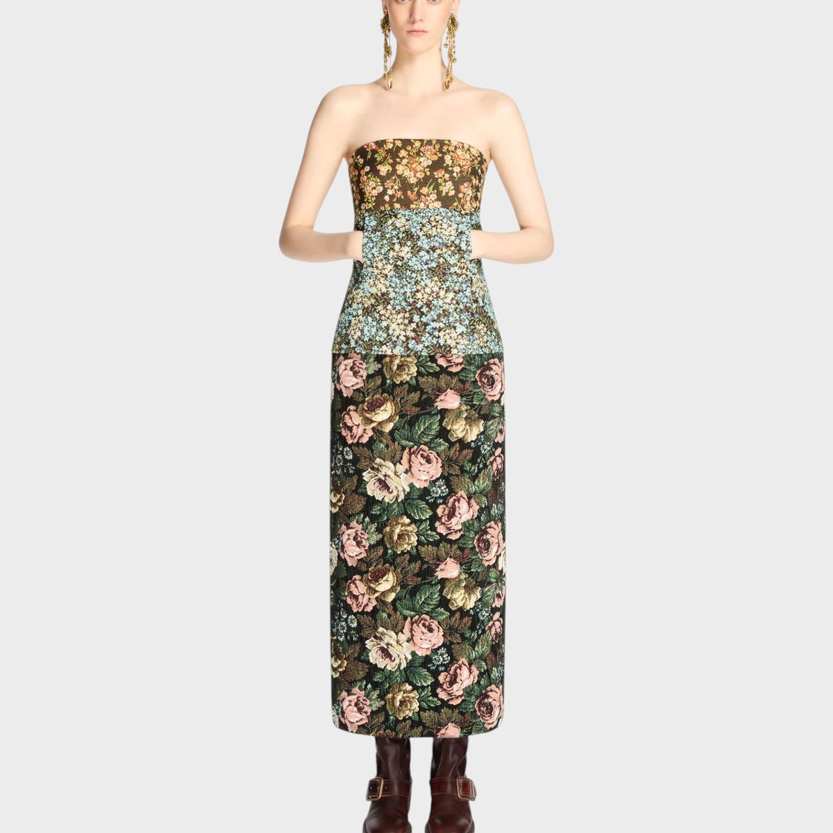 Dries Van Noten Ciliasa Bustier Top