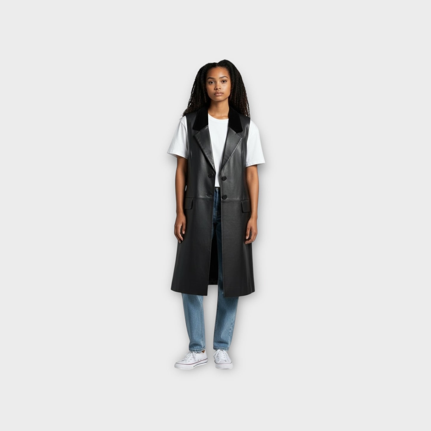Loewe Suede Leather Vest Jacket