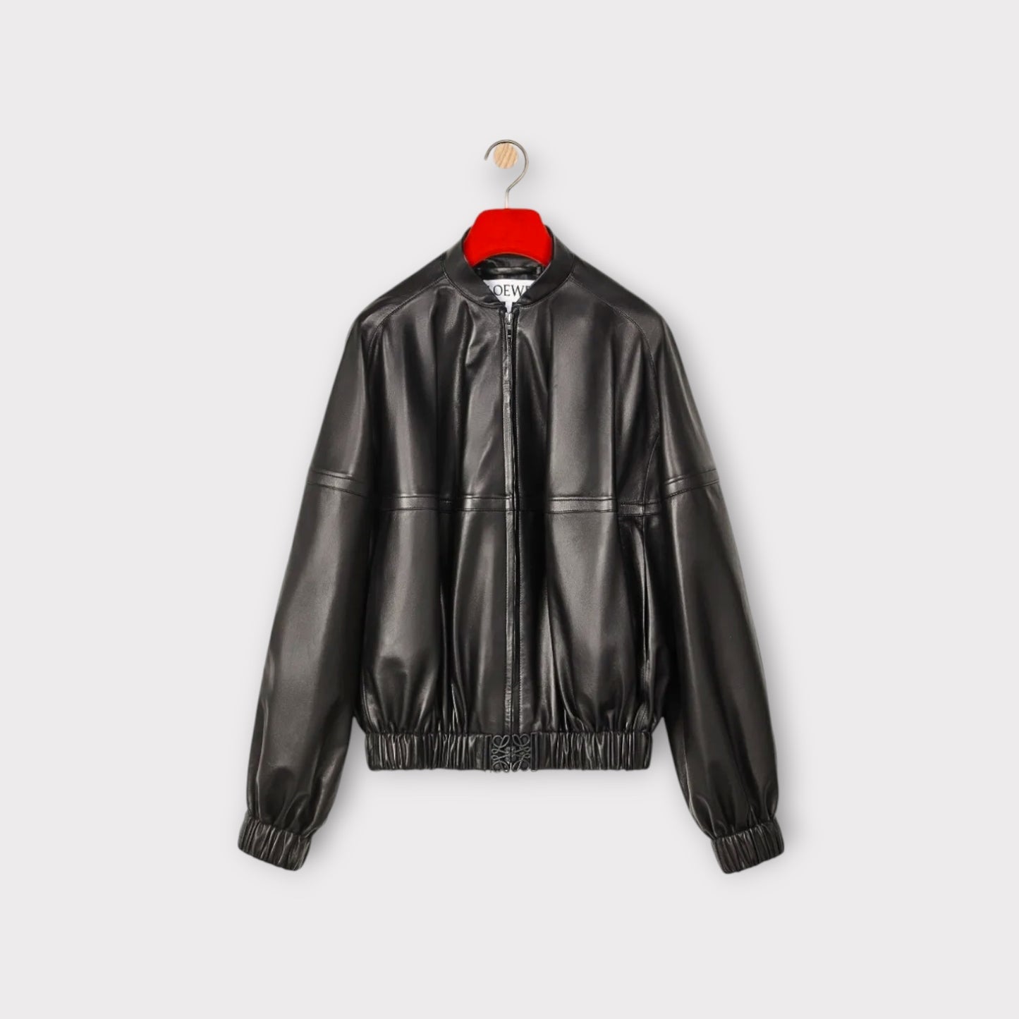 Loewe Anagram Leather Bomber