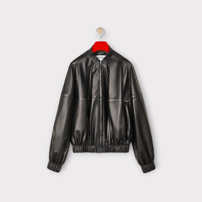 Loewe Anagram Leather Bomber