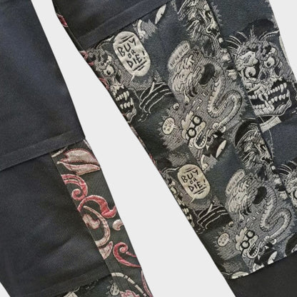 Comme des Garcons Homme Plus Wool Embroidered Trousers
