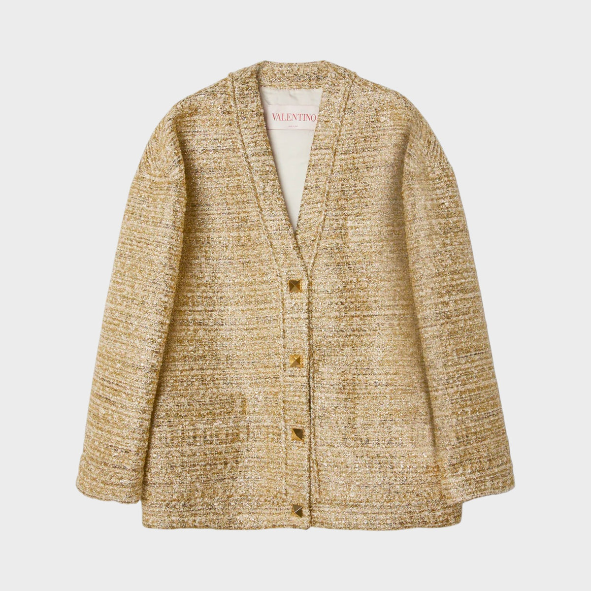 Valentino Tweed Cardigan