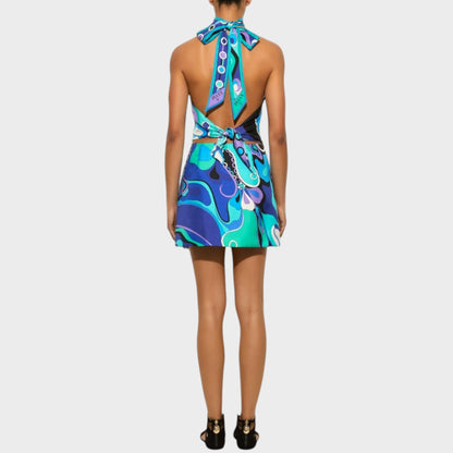 Pucci Silk Wrap Mini Skirt