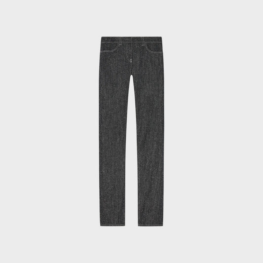 Courrèges Snap Denim Tweed Jeans