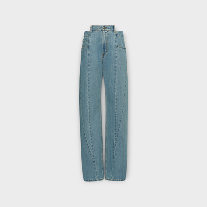 Maison Margiela Cut Out Waistband Jeans