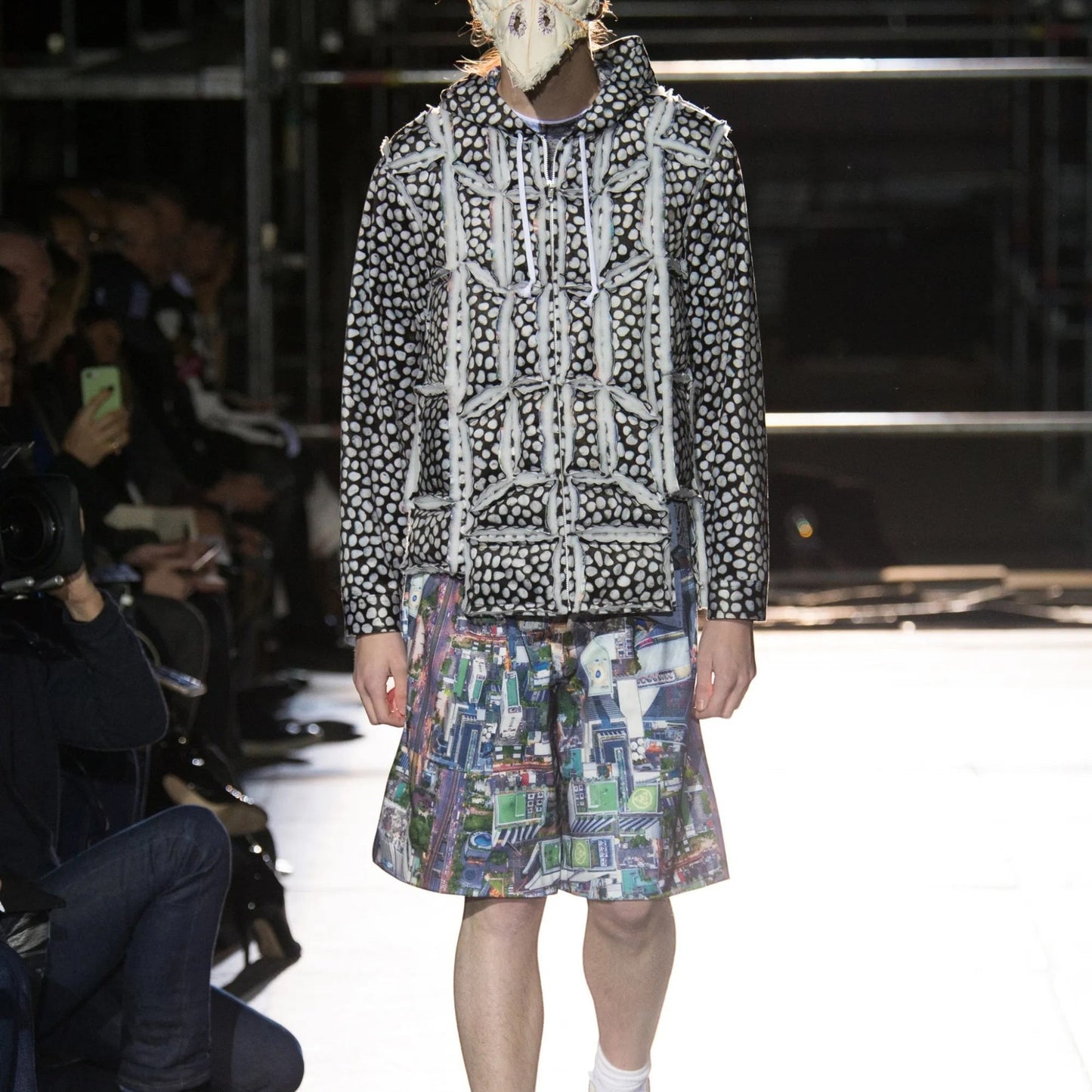 Comme des Garcons Homme Plus Velvet Double Sided Hoodie