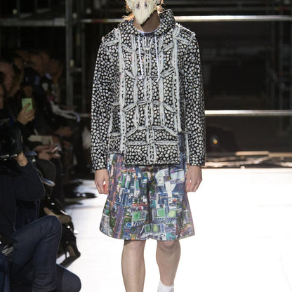 Comme des Garcons Homme Plus Velvet Double Sided Hoodie