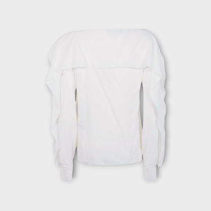 Lanvin Ruffles Blouse Top
