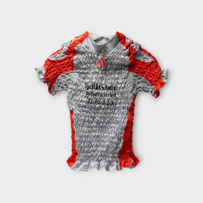Conner Ives Reconstituted Shirred Football Jersey