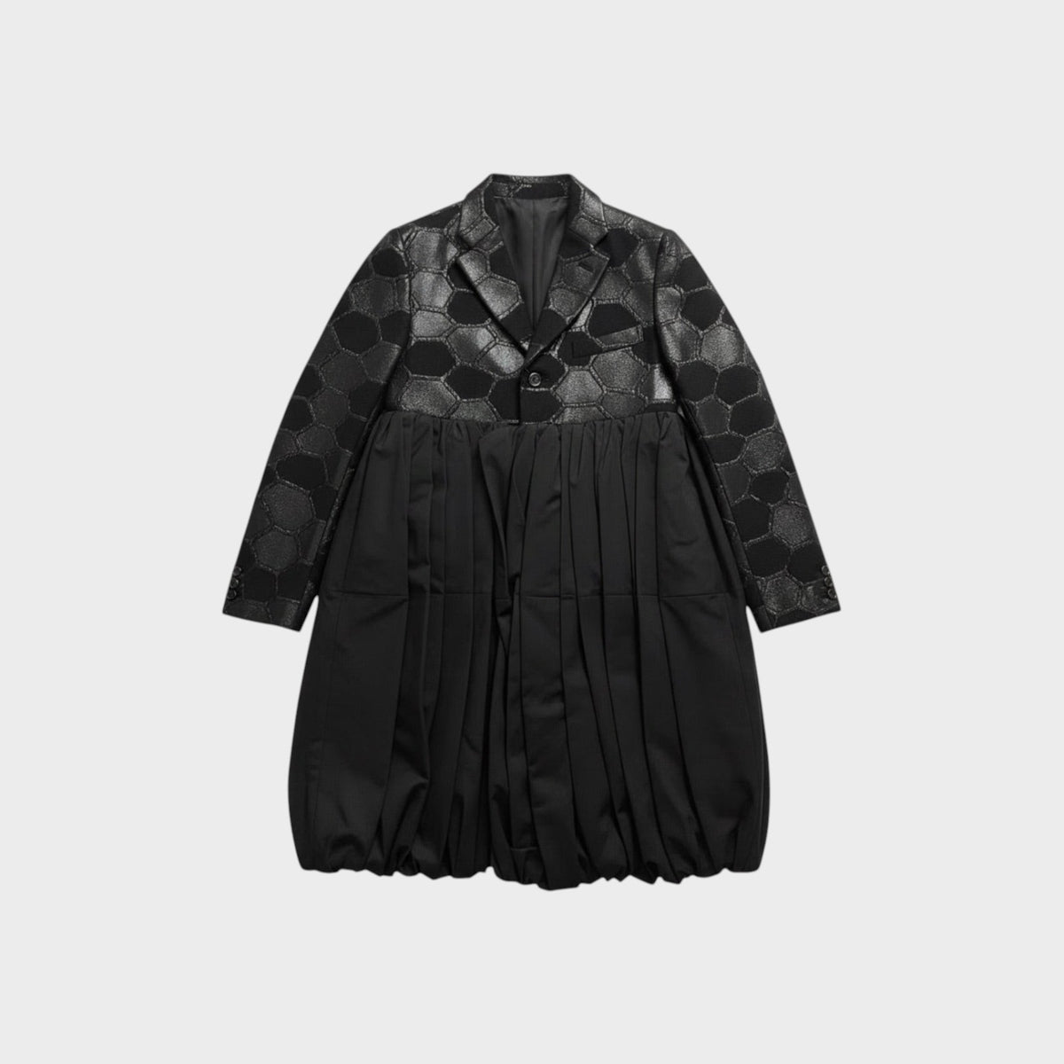 Comme des Garcons Honeycomb Jacquard Coat