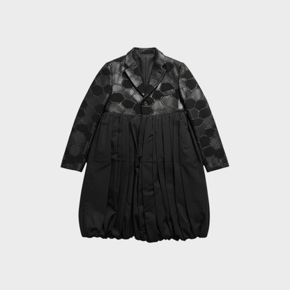 Comme des Garcons Honeycomb Jacquard Coat