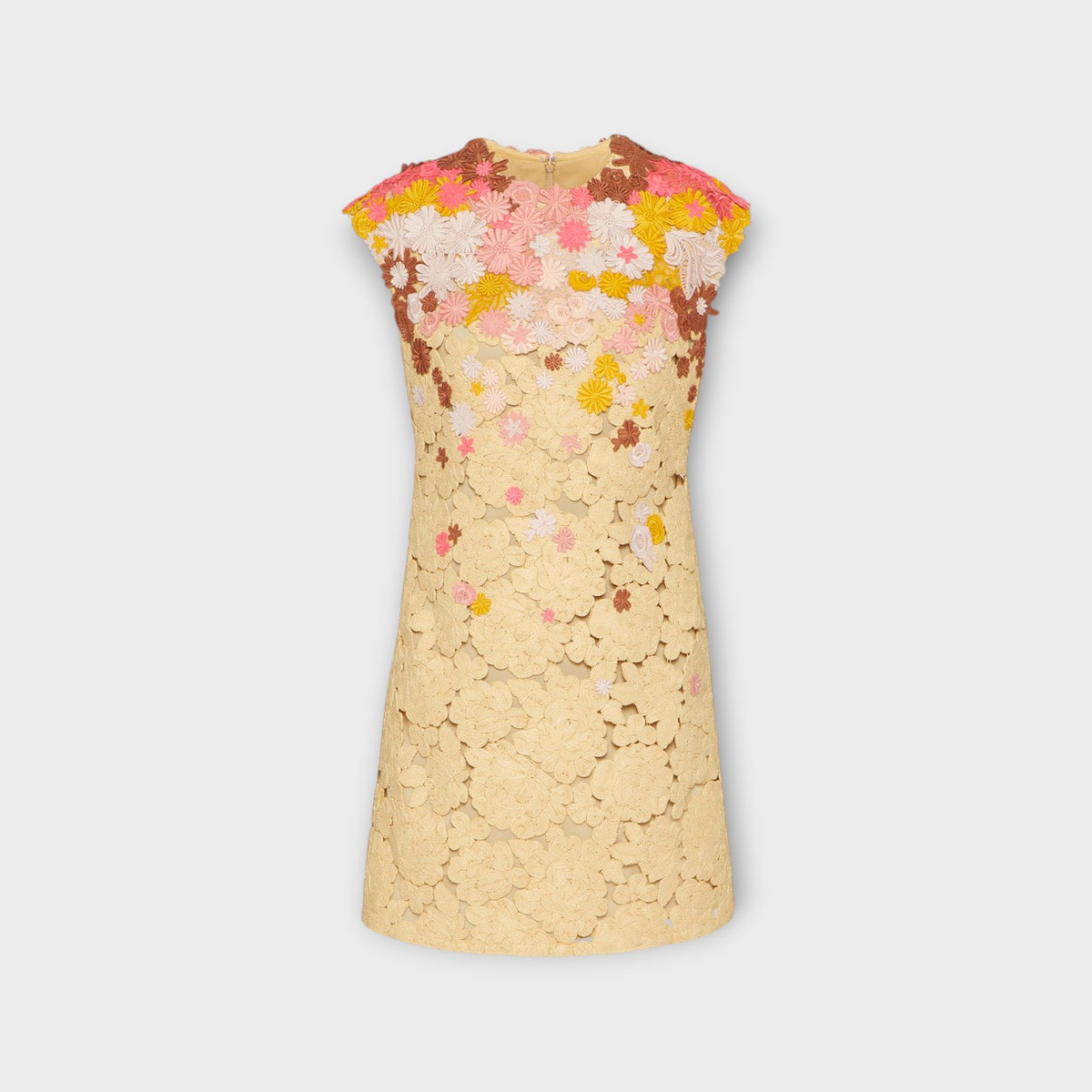 Valentino Embroidery Mini Dress