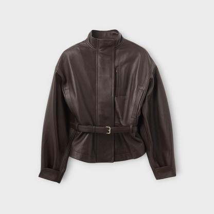 Jacquemus Ciro Leather Belted Jacket
