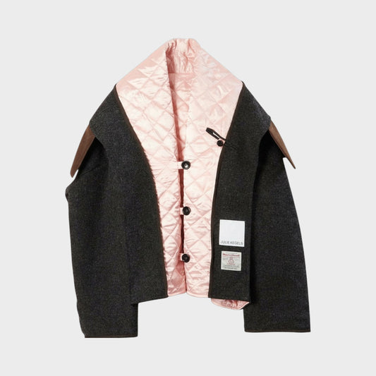 Julie Kegels Merrit Wool Oversized Puffed Jacket