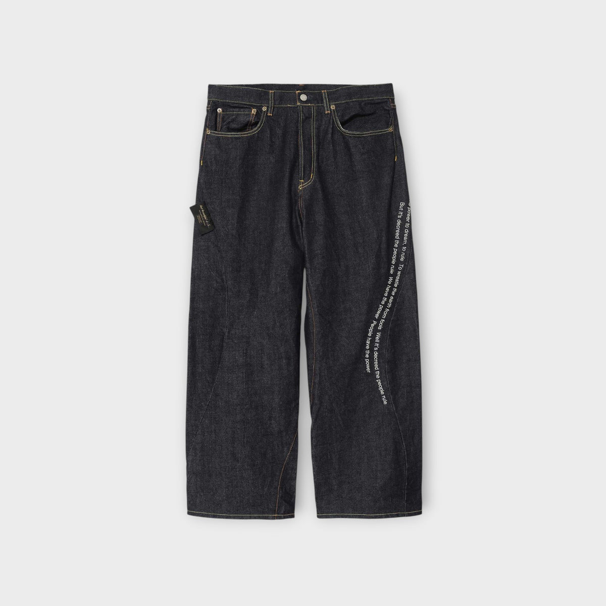 Undercover x Patti Smith Wide Leg Denim Jeans