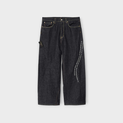 Undercover x Patti Smith Wide Leg Denim Jeans
