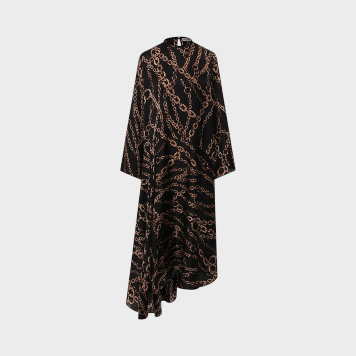 Balenciaga Jacquard Silk Choker Dress