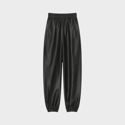 Givenchy Nappa Leather Tracksuit Pants