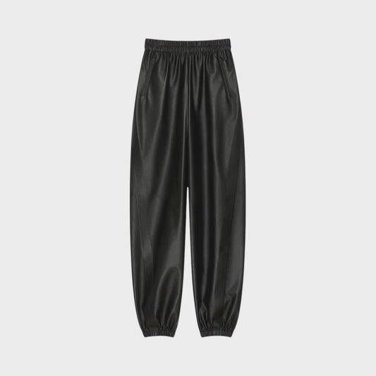 Givenchy Nappa Leather Tracksuit Pants