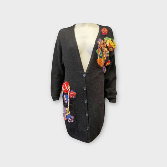 Loewe Bouquet Wool Cardigan