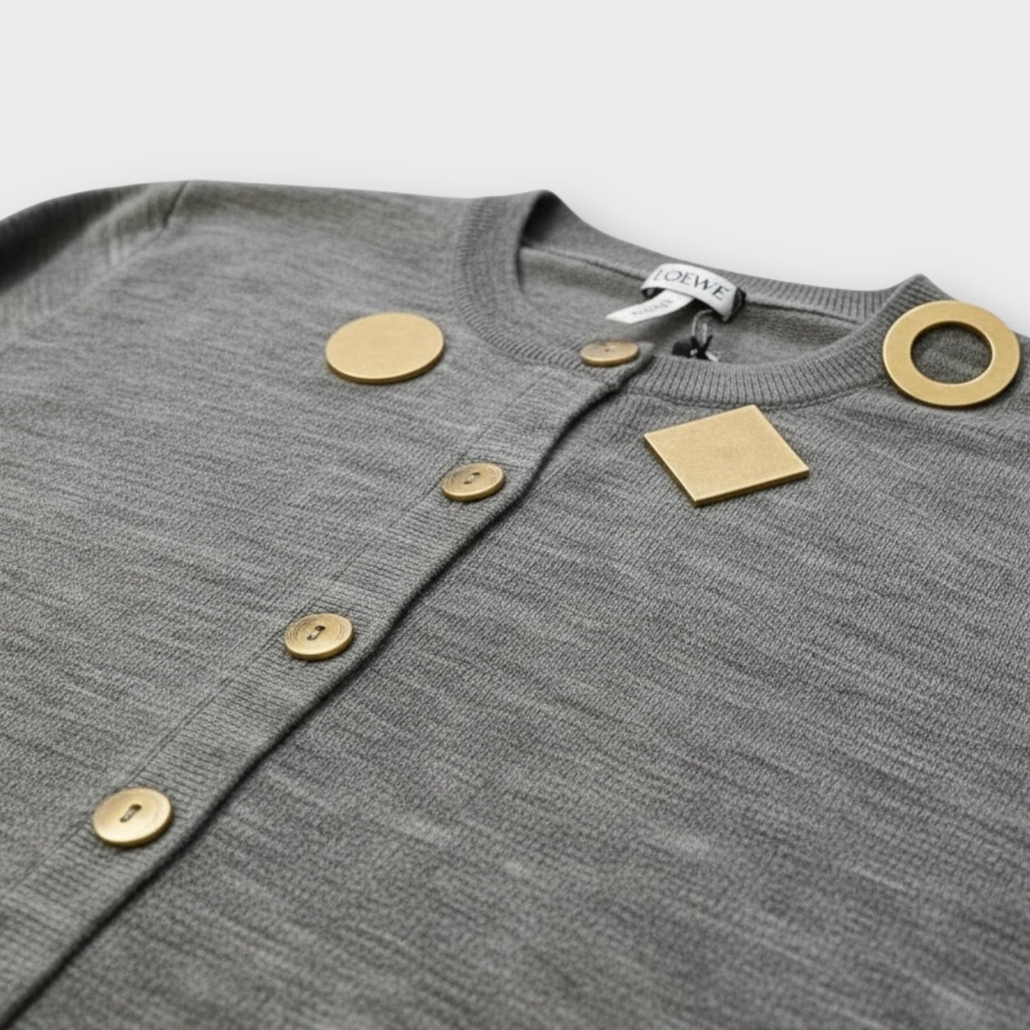 Loewe Geometric Wool Cardigan