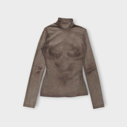 Acne Studios Trompe-L’œil Suede Top