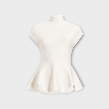 Khaite Andra Peplum Top