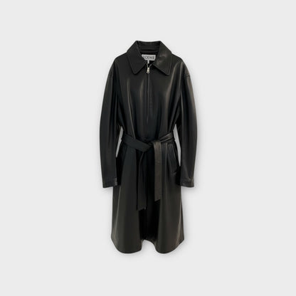 Loewe Leather Slim Fit Coat