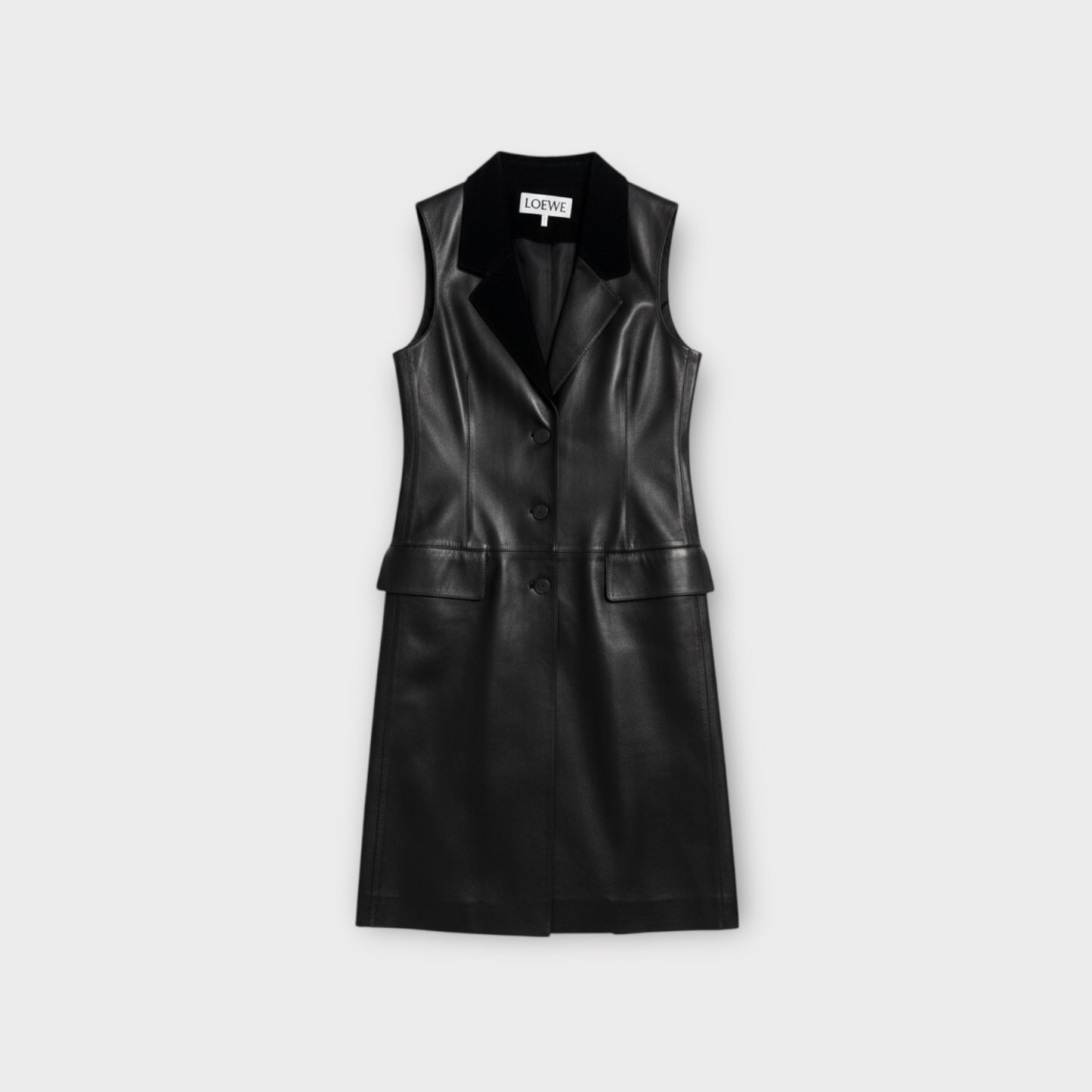 Loewe Suede Leather Vest Jacket