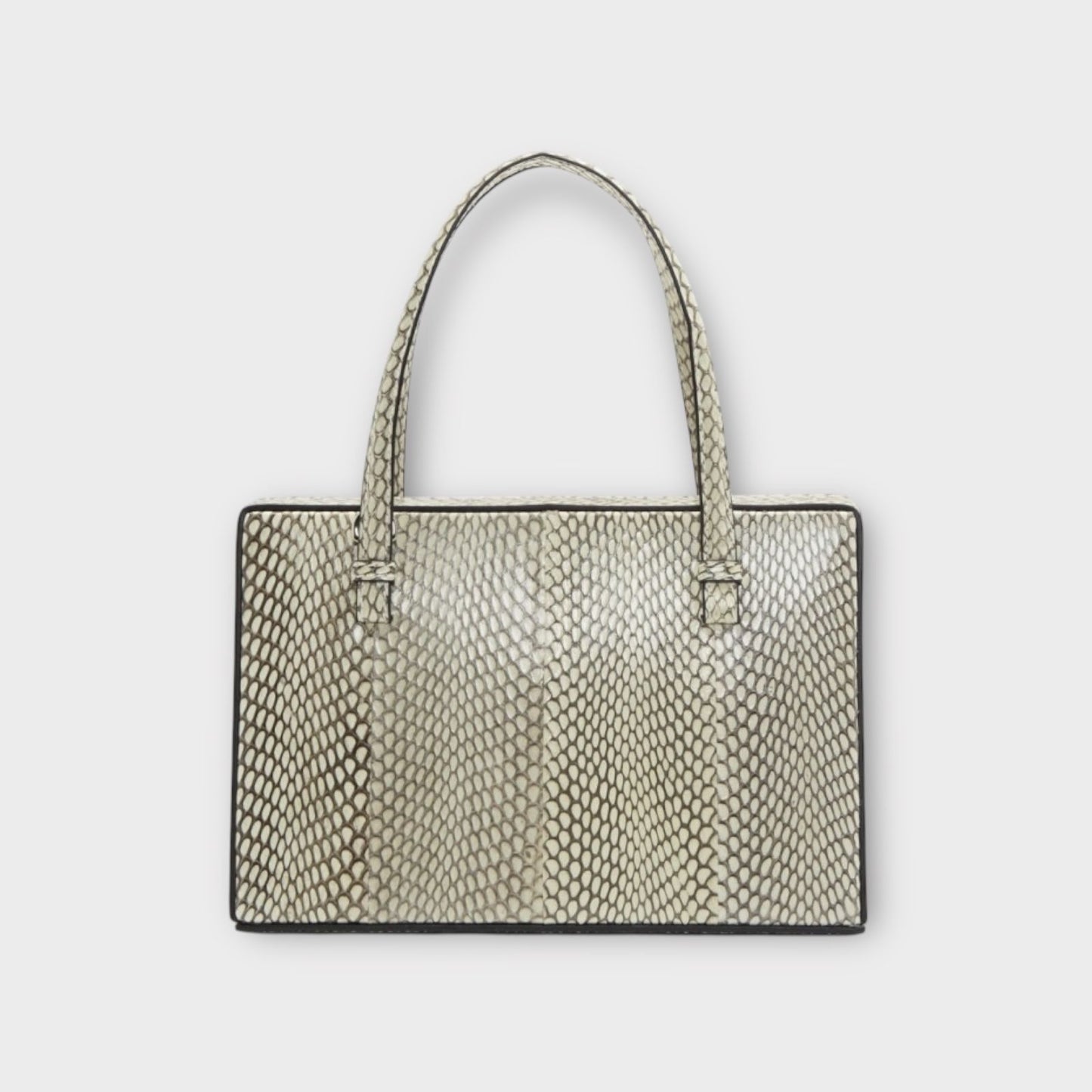 Loewe Python and Lamb Skin Postal Bag