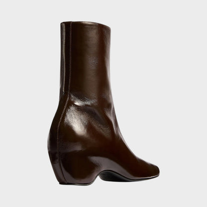 Khaite Sybil Calfskin Ankle Boots