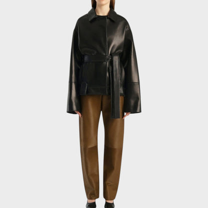Khaite Alder Nappa Lambskin Jacket
