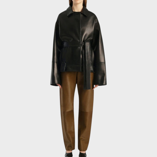 Khaite Alder Nappa Lambskin Jacket