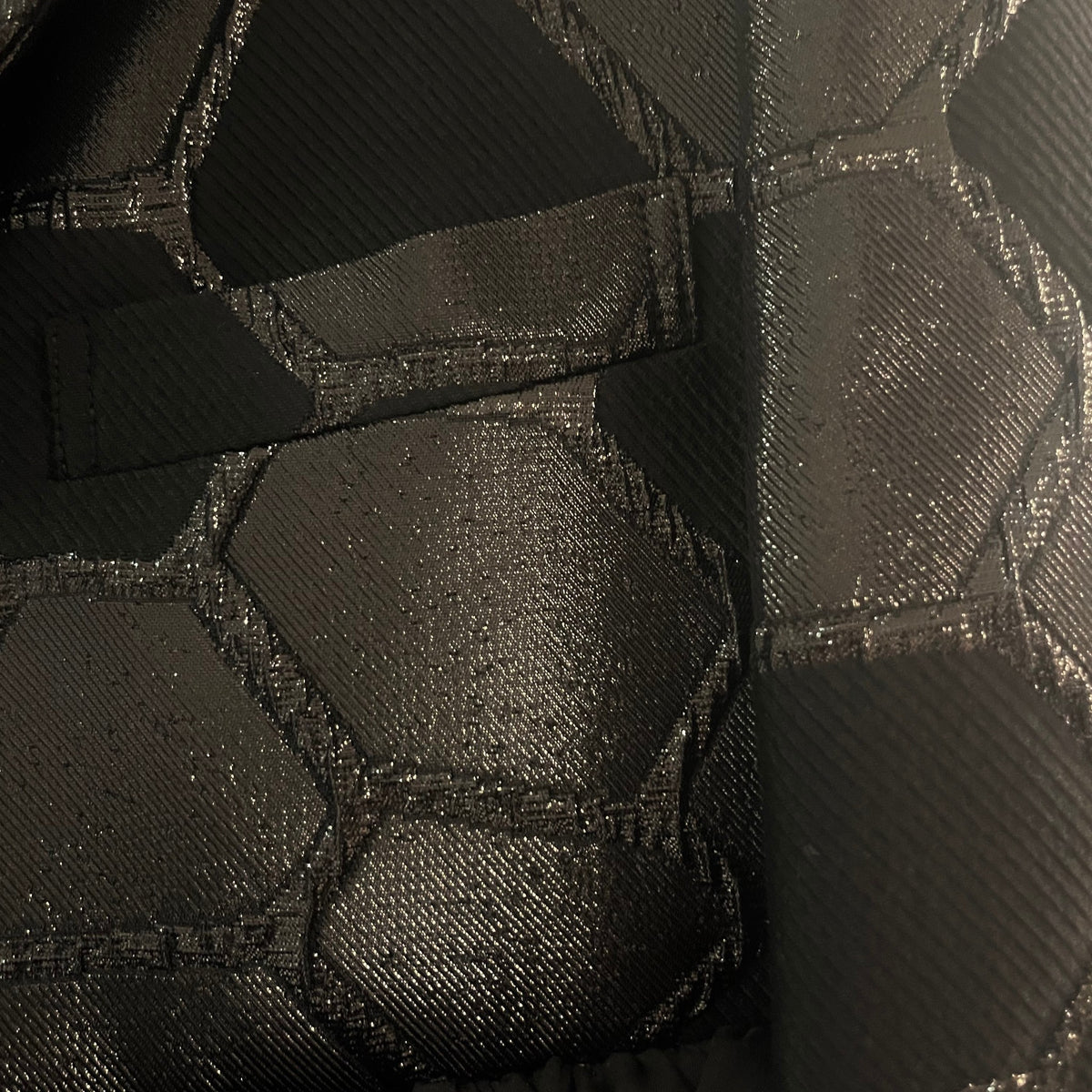 Tasoni Black wool mix honeycomb jacquard jacket with notched lapel and balloon waist.