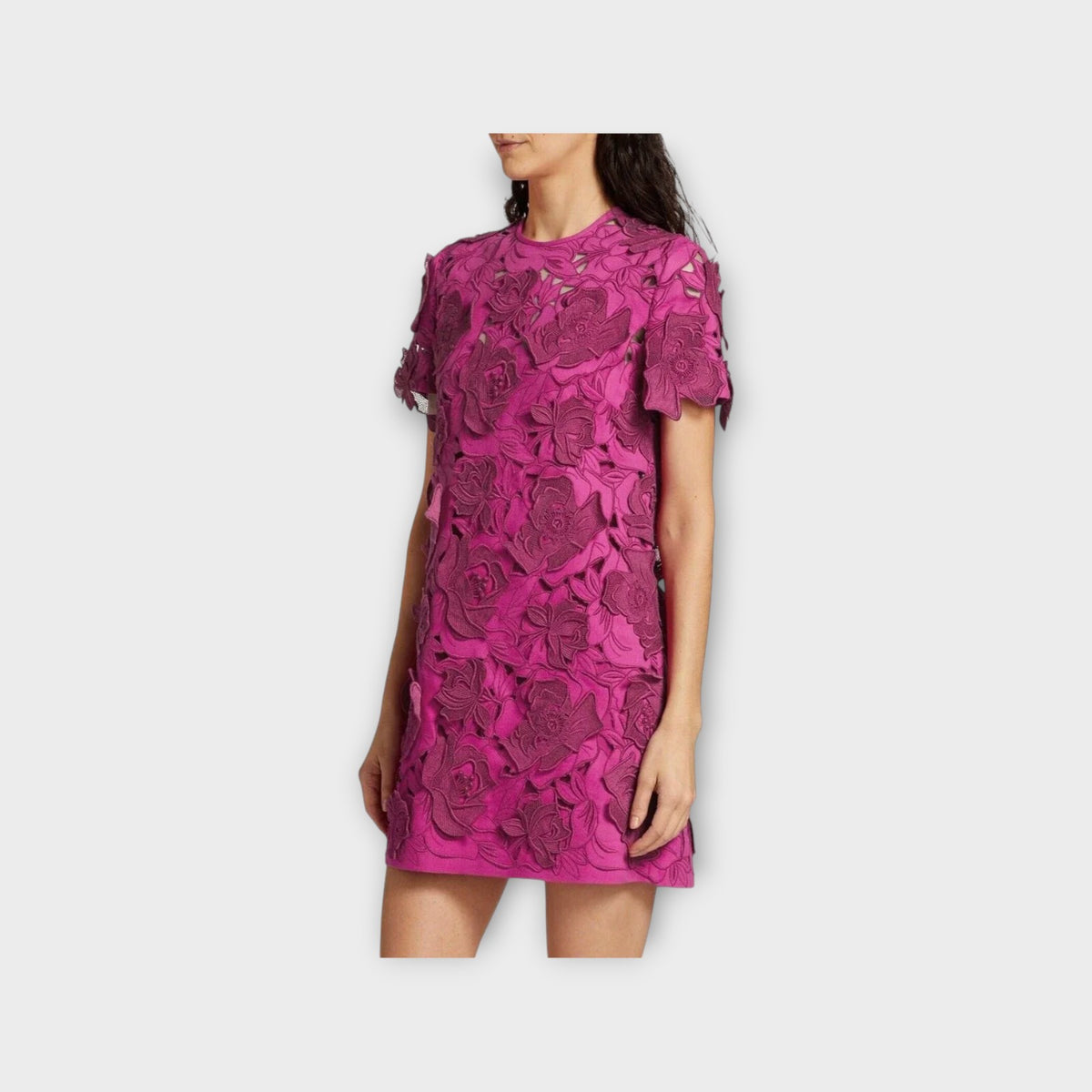 Valentino Wool & Silk Couture Mini Dress