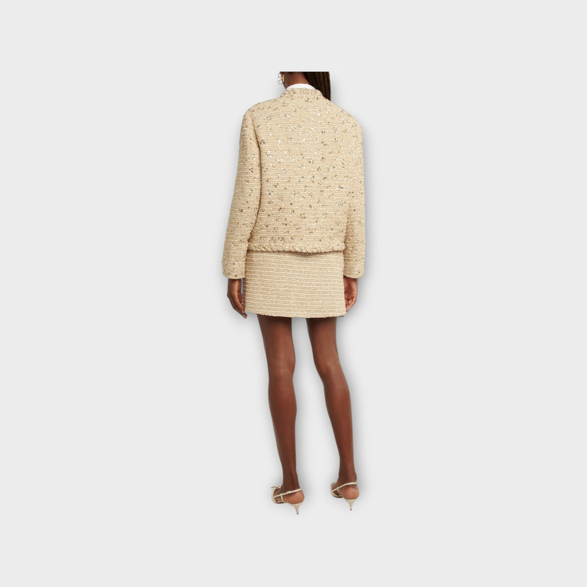 Valentino Tweed Cardigan