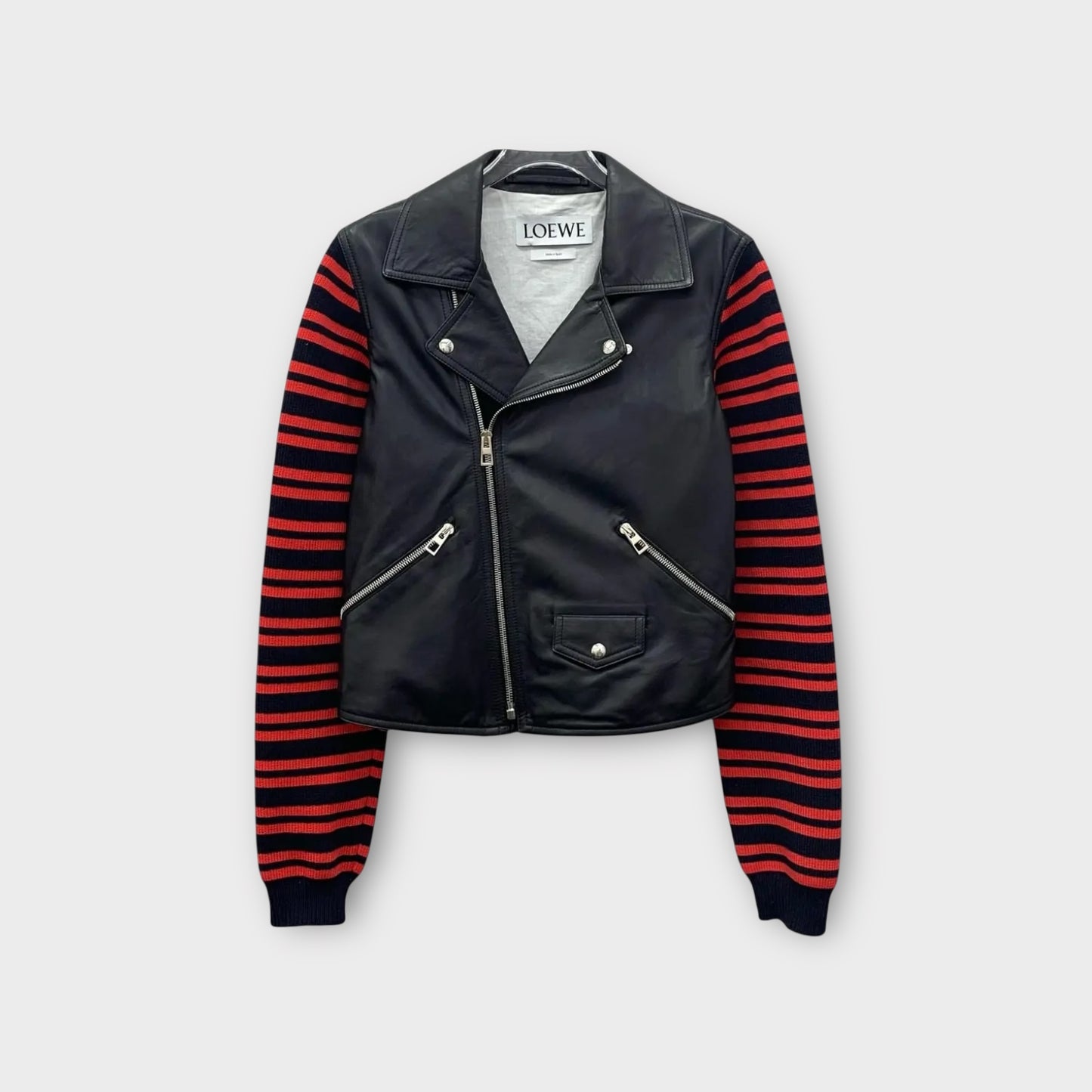 Loewe Leather Biker Jacket