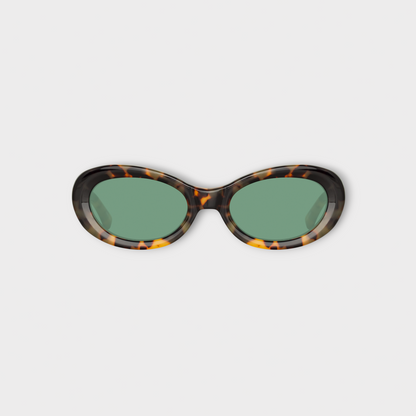 Dries Van Noten Acetate Oval Frame Sunglasses