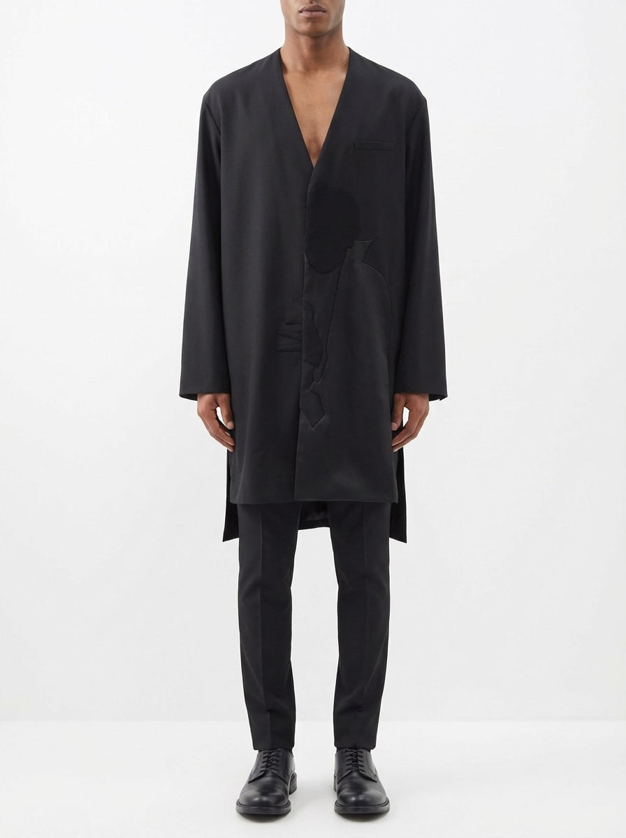 Undercover Wool Asymmetric Coat