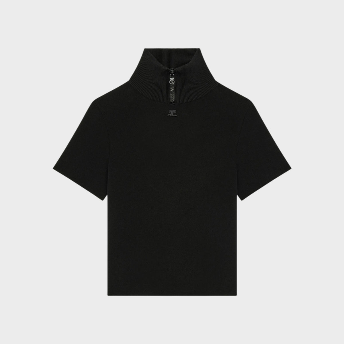Courrèges Milano Zipped Knit Top